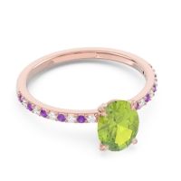 Oval Pave Presya Ring