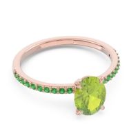 Oval Pave Presya Ring