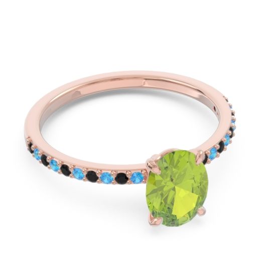 Oval Pave Presya Ring