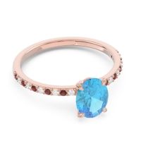 Oval Pave Presya Ring