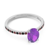 Oval Pave Presya Ring