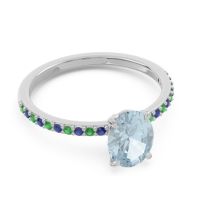 Oval Pave Presya Ring