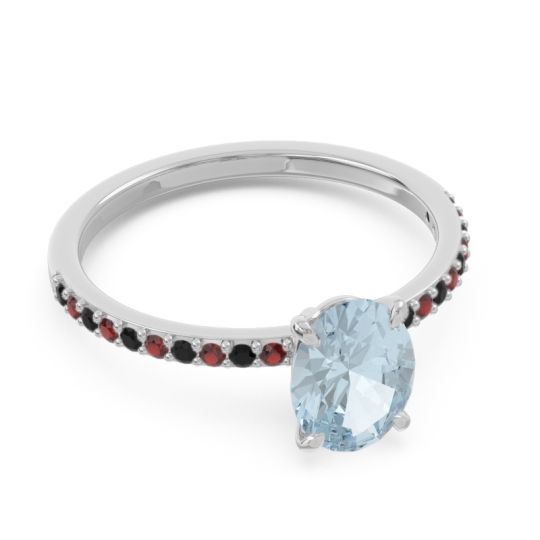 Oval Pave Presya Ring