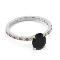 Oval Pave Presya Ring