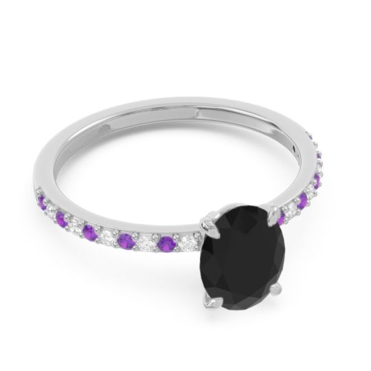 Oval Pave Presya Ring