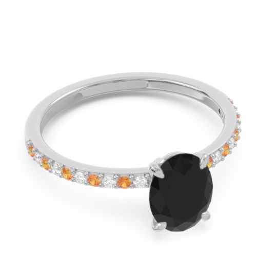 Oval Pave Presya Ring