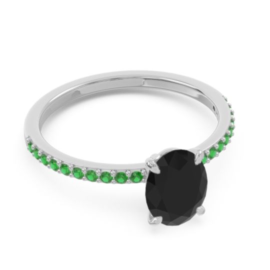 Oval Pave Presya Ring