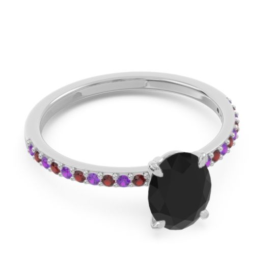 Oval Pave Presya Ring