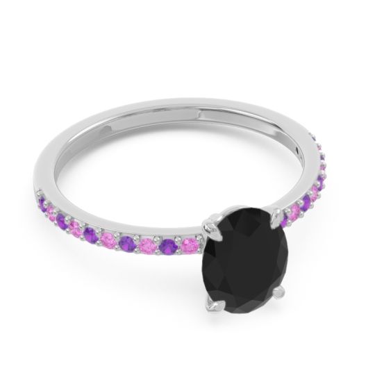 Oval Pave Presya Ring