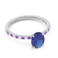 Oval Pave Presya Ring