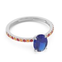 Oval Pave Presya Ring