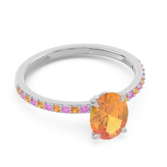 Oval Pave Presya Ring