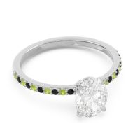 Oval Pave Presya Ring