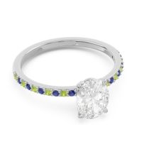 Oval Pave Presya Ring