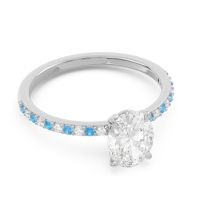 Oval Pave Presya Ring