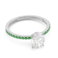 Oval Pave Presya Ring