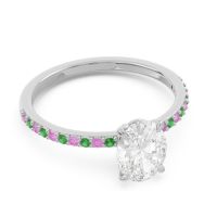 Oval Pave Presya Ring