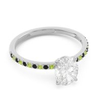 Oval Pave Presya Ring