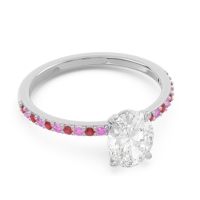 Oval Pave Presya Ring