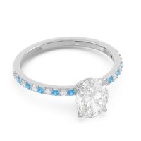 Oval Pave Presya Ring