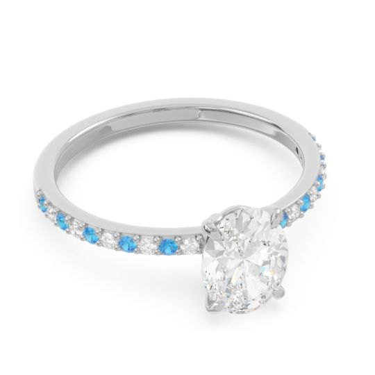 Oval Pave Presya Ring