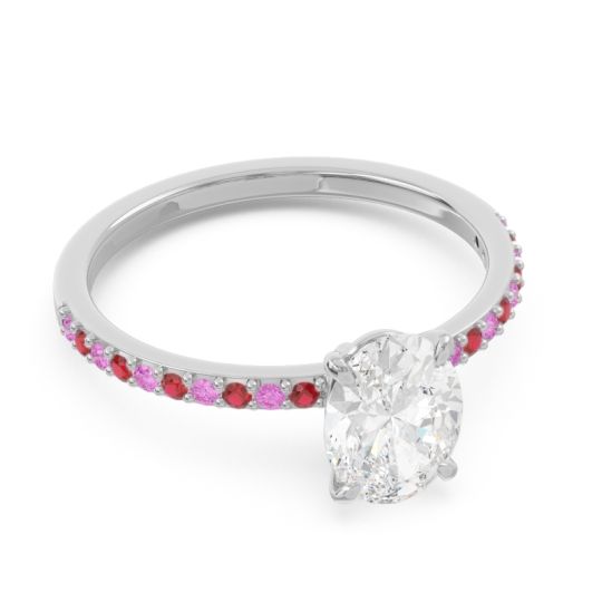 Oval Pave Presya Ring