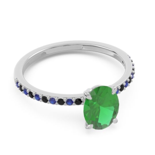 Oval Pave Presya Ring