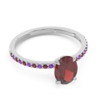 Oval Pave Presya Ring