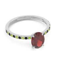 Oval Pave Presya Ring