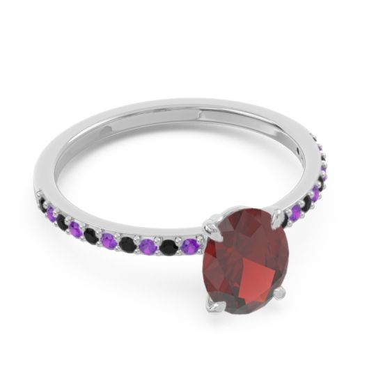 Oval Pave Presya Ring