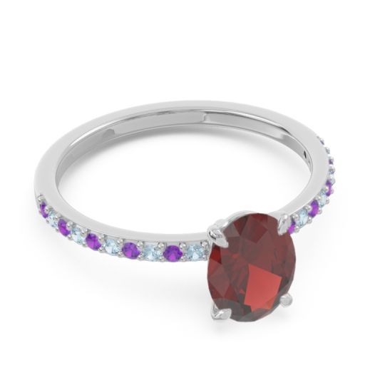 Oval Pave Presya Ring