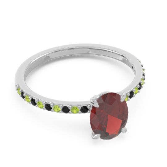 Oval Pave Presya Ring