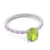 Oval Pave Presya Ring