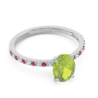 Oval Pave Presya Ring