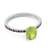 Oval Pave Presya Ring