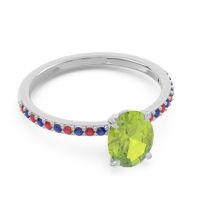 Oval Pave Presya Ring