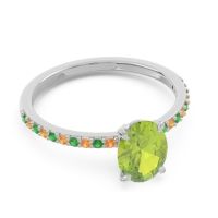 Oval Pave Presya Ring