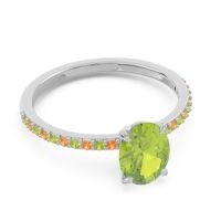 Oval Pave Presya Ring