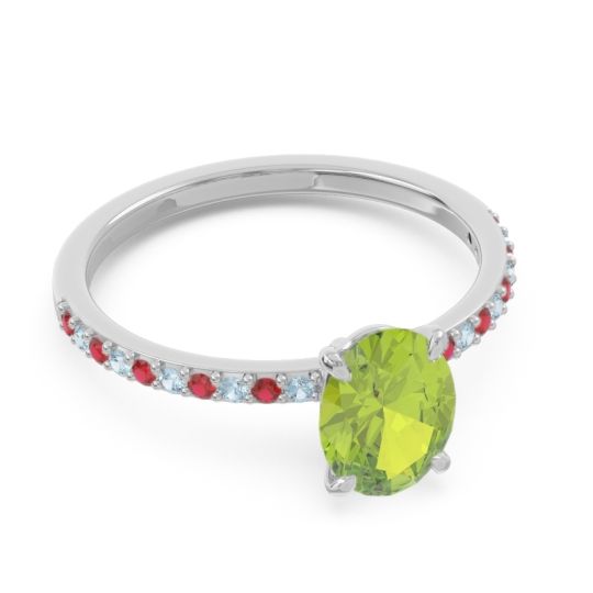 Oval Pave Presya Ring