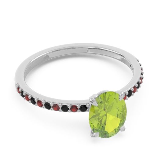 Oval Pave Presya Ring