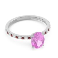 Oval Pave Presya Ring