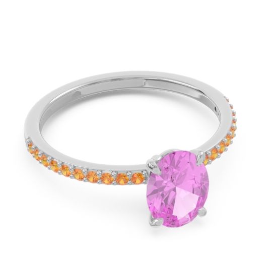 Oval Pave Presya Ring