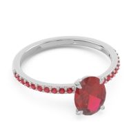 Oval Pave Presya Ring