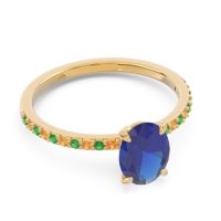 Oval Pave Presya Ring