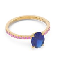 Oval Pave Presya Ring