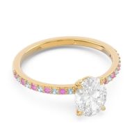 Oval Pave Presya Ring