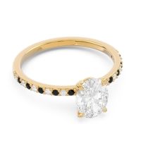 Oval Pave Presya Ring