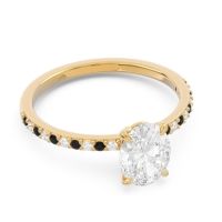 Oval Pave Presya Ring