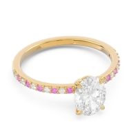 Oval Pave Presya Ring