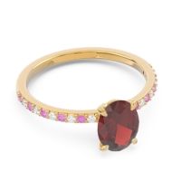 Oval Pave Presya Ring